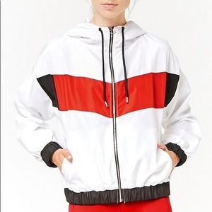 FOREVER 21 || NWT color block wind breaker
